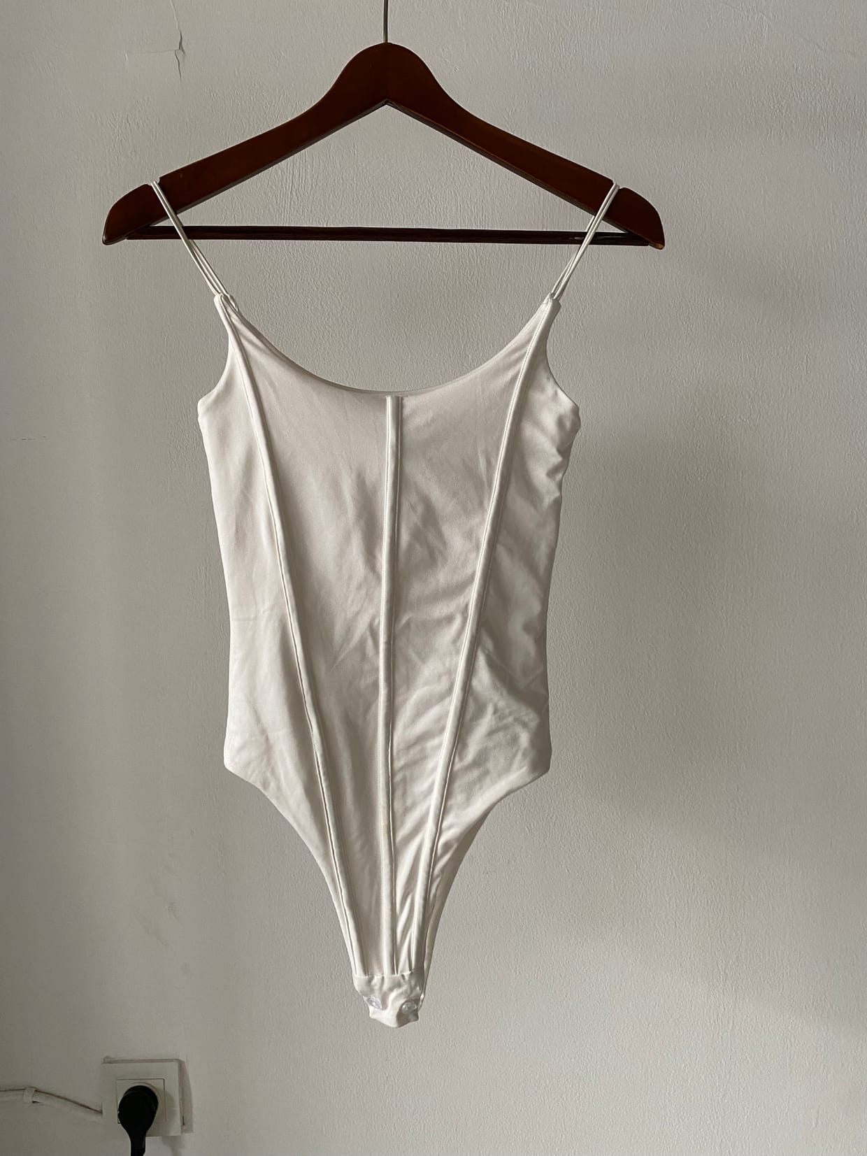 Casual Bodysuit Wanita white
