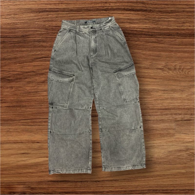 CELANA JEANS CARGO ABNDRESS, foto 2
