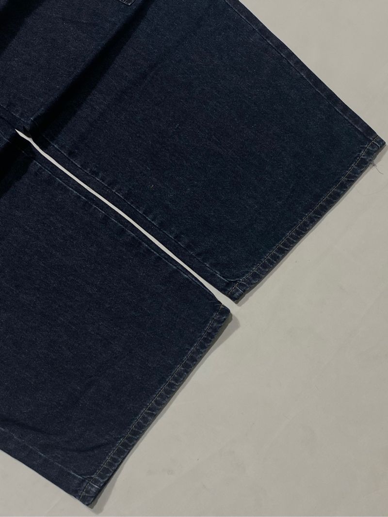 Baggy cargo indigo blue denim, foto 4