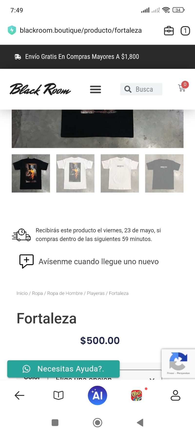 Kaos Sacrifice x Golgo, foto 3
