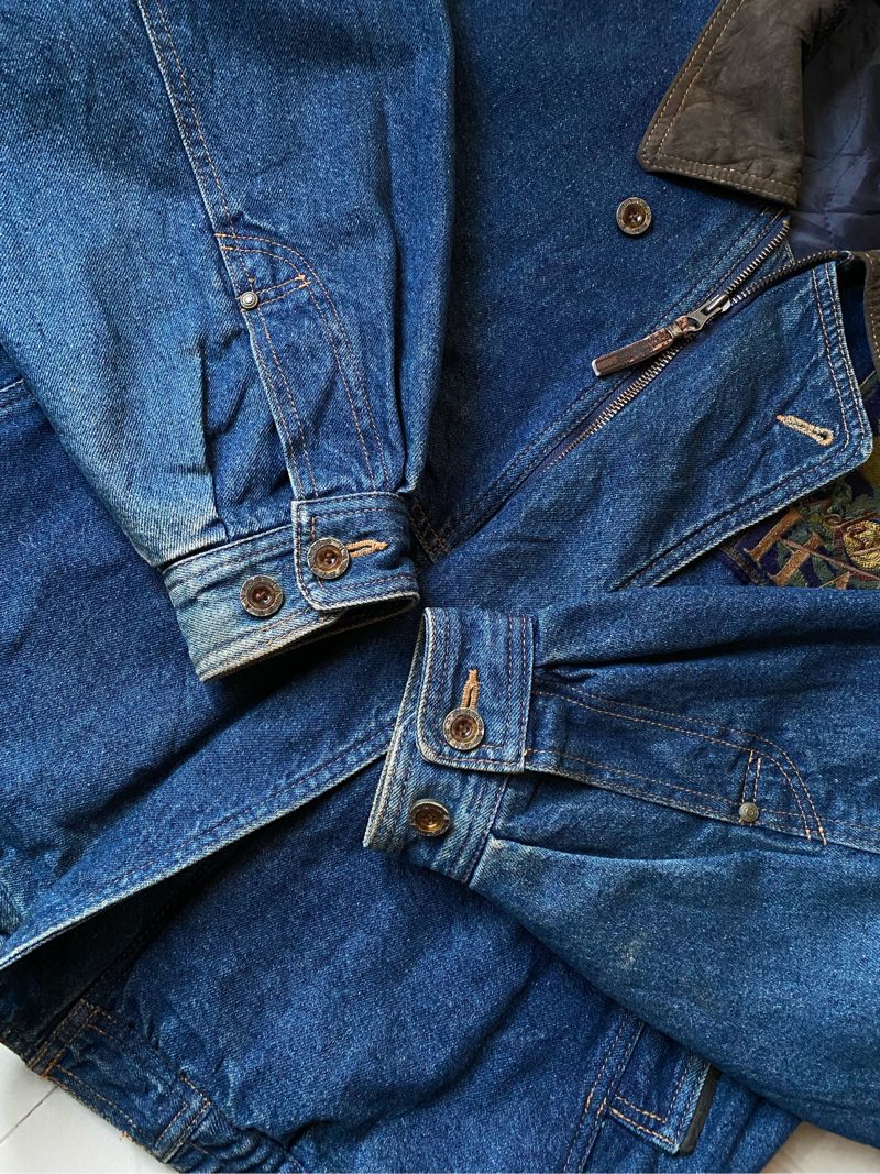 Vtg Hardy Amies Denim Jacket, foto 4