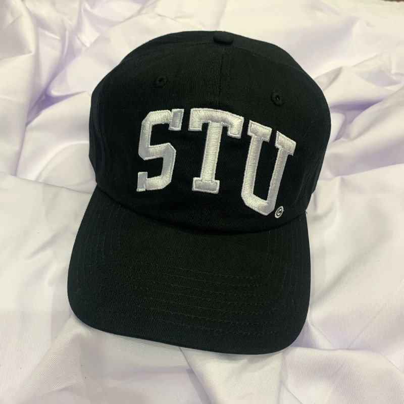 STUSSY STU ARCH STRAPBACK Cap ブラック STUSSY STU ARCH