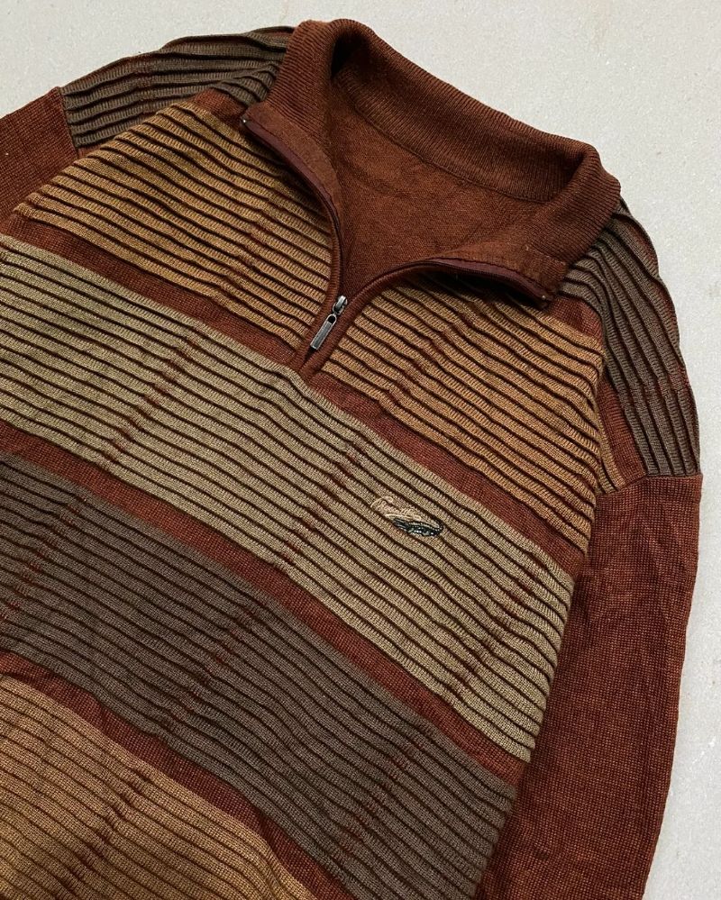 Halfzip knit motif, foto 2