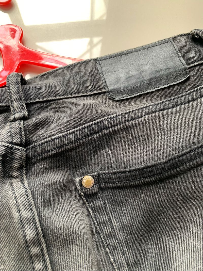 H&M Black Indigo Denim Pants, foto 3