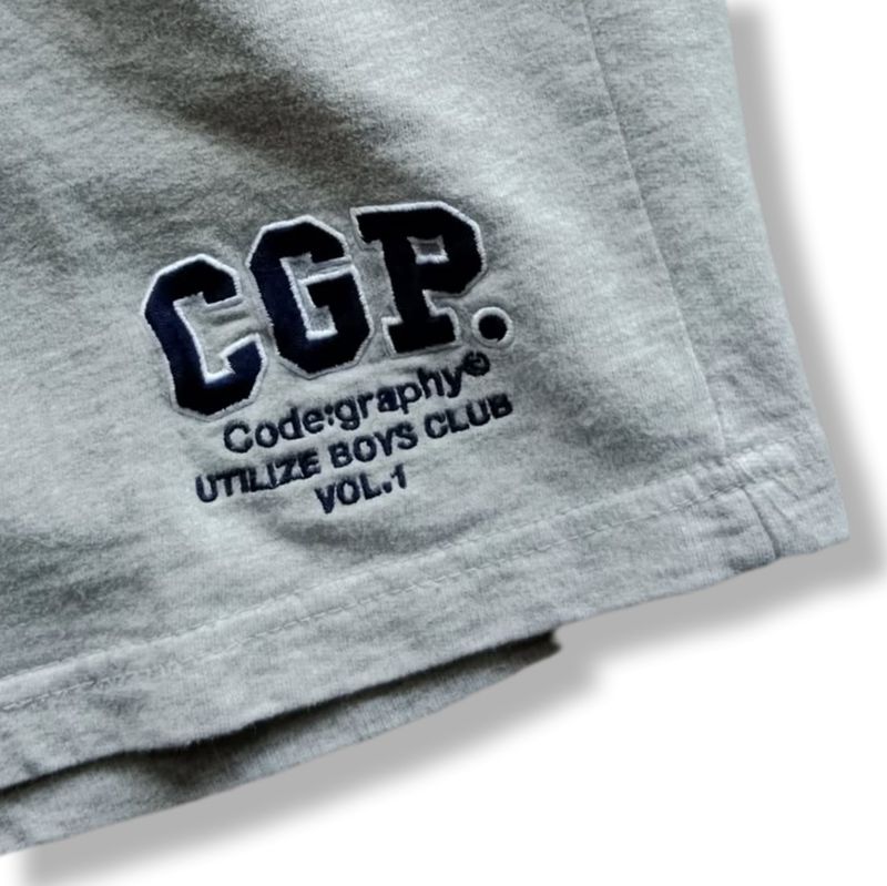 Codegraphy Minimalist Casual Short Pria gray, foto 3