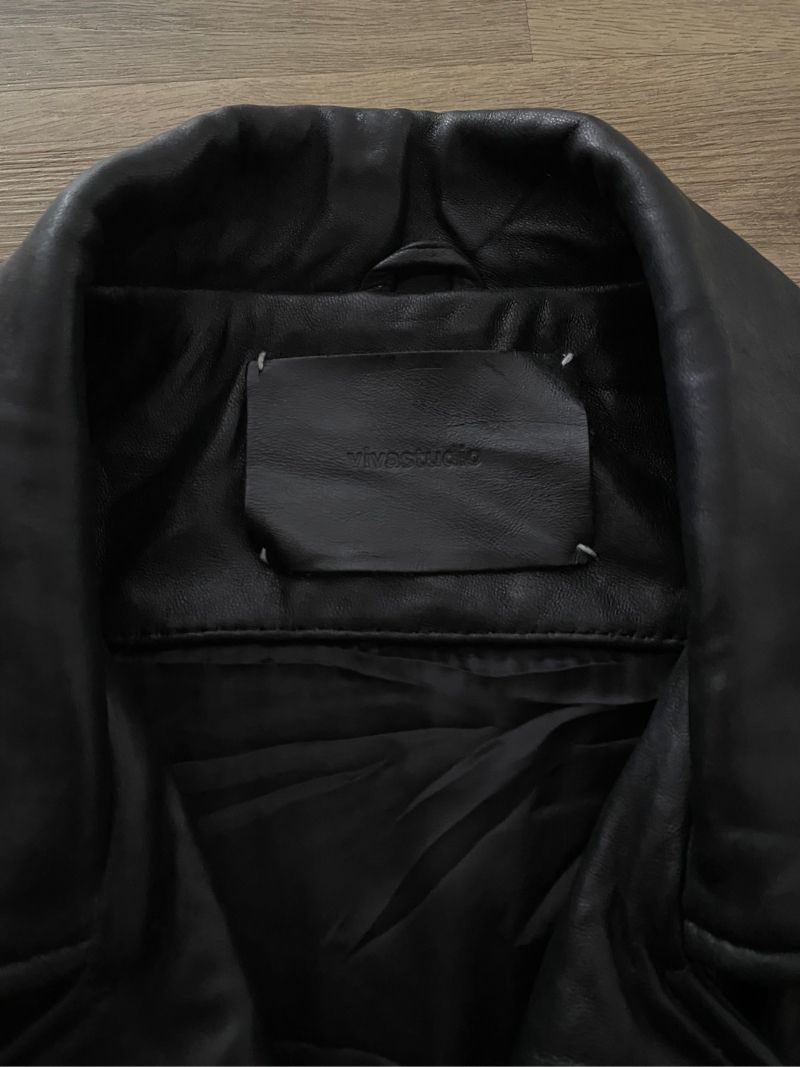 VIVASTUDIO RAMONES BLACK LEATHER JACKET | RAMONES JACKET | A, foto 5