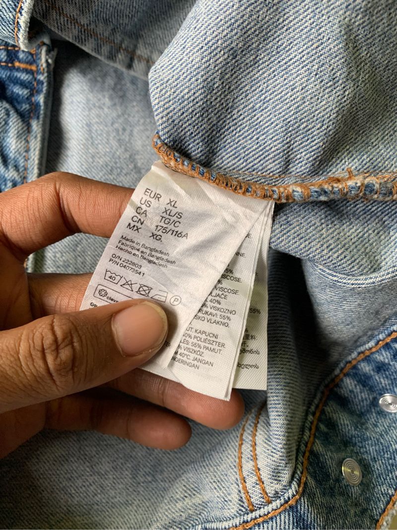 H&m Hooded Denim Jacket, foto 5