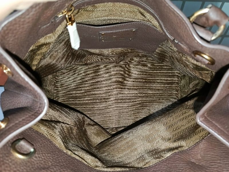 Prada bags brown preloved, foto 4