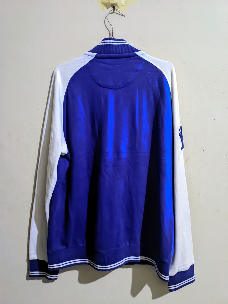 Beanpole Luxury Varsity jacket Pria blue, foto 4