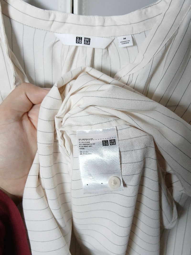 Uniqlo Rayon Stripe Shirt, foto 3
