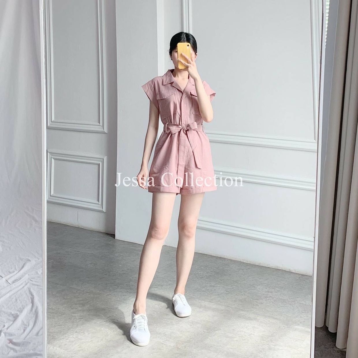 Minimalist Going out dress Wanita pink