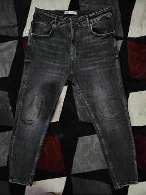 Zara Skinney Jeans Tapped Grey Original