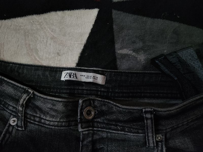 Zara Skinney Jeans Tapped Grey Original, foto 2