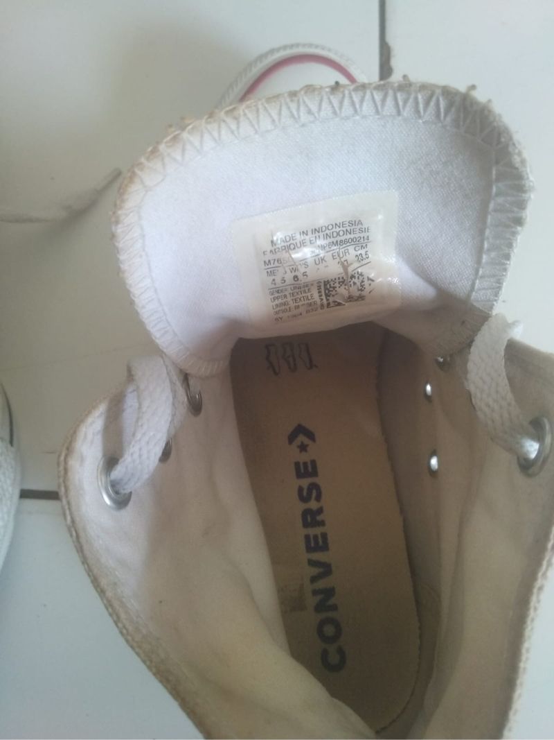 [NEGOTIABLE] CONVERSE ALL STAR HI WHITE AUTHENTIC, foto 5