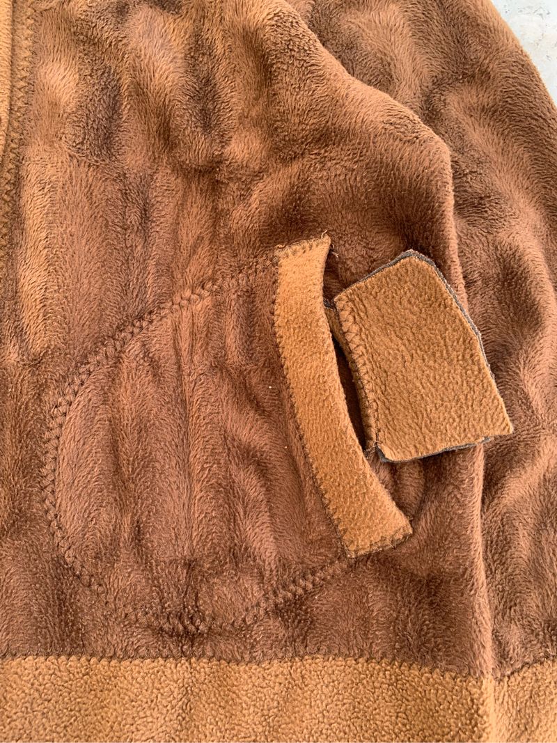 Vintage Sherpa Brown Comfy Jacket, foto 5