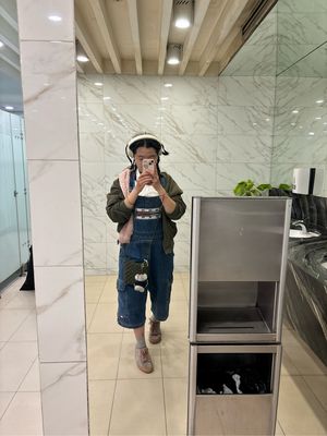 Vtg jeans tommy hilfiger jumpsuit preloved satu kali pakai