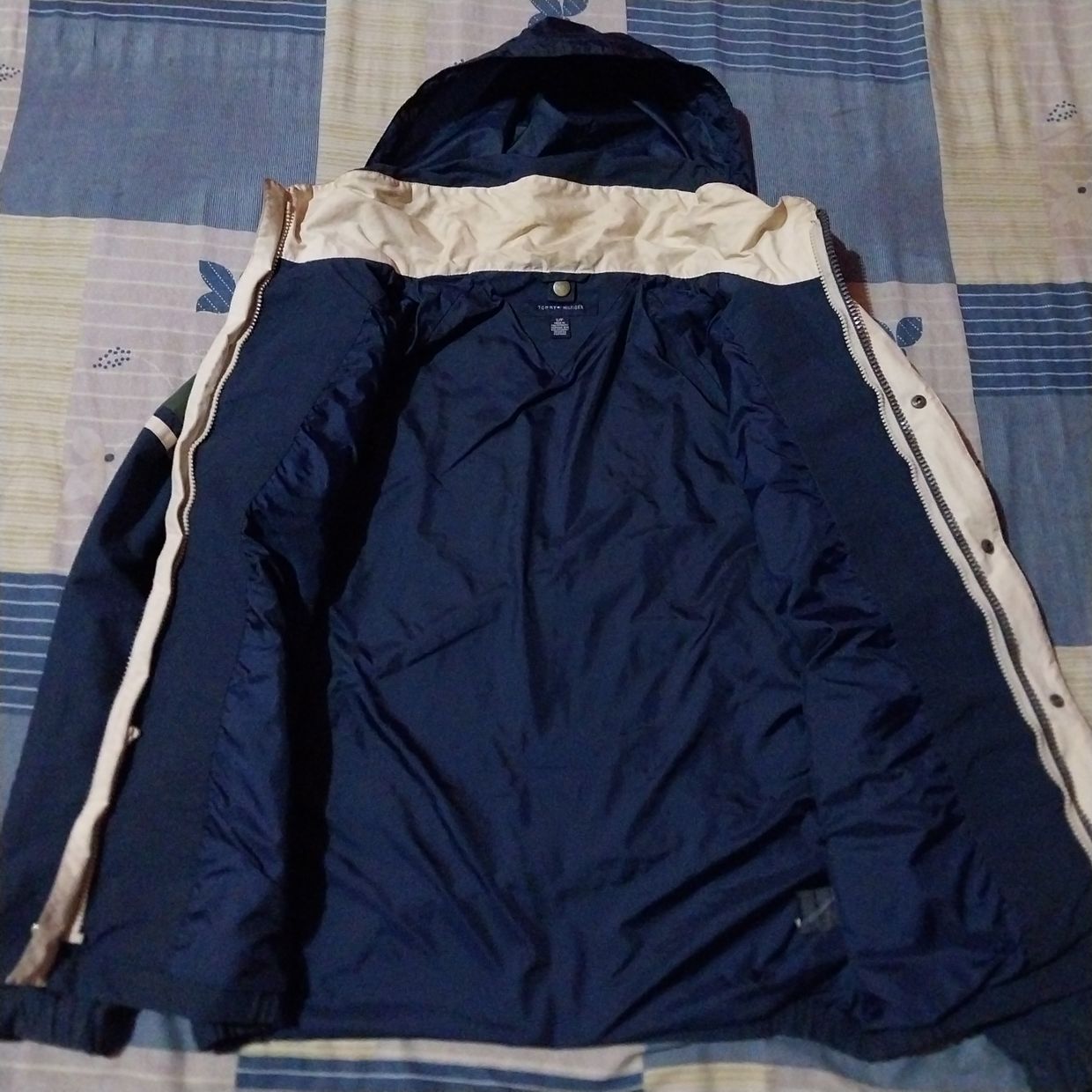 Tommy Hilfiger Casual Puffer jacket Pria navy, foto 3