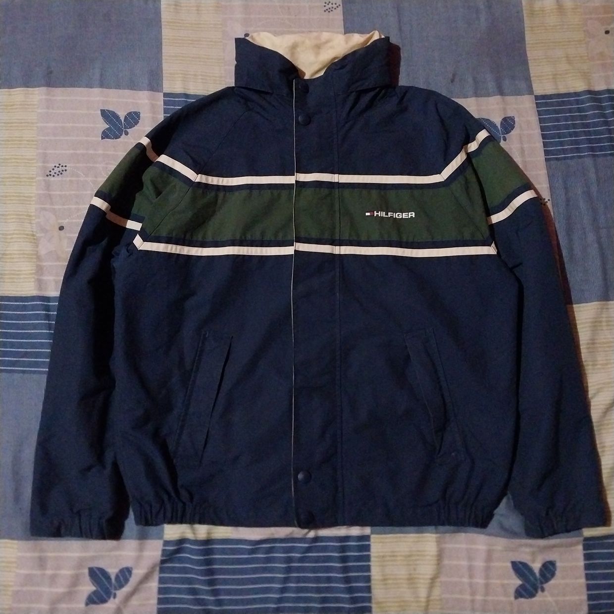 Tommy Hilfiger Casual Puffer jacket Pria navy