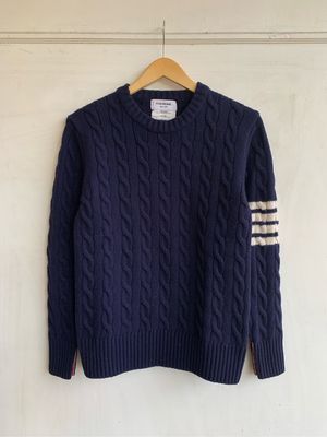 Thom Browne 4 Bar Cable Knit