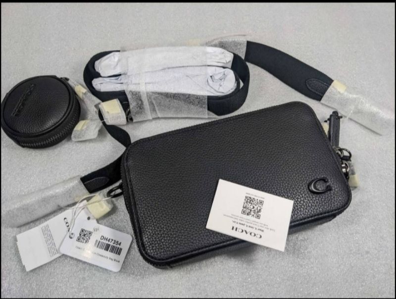Tas selempang coach hitam original Preloved