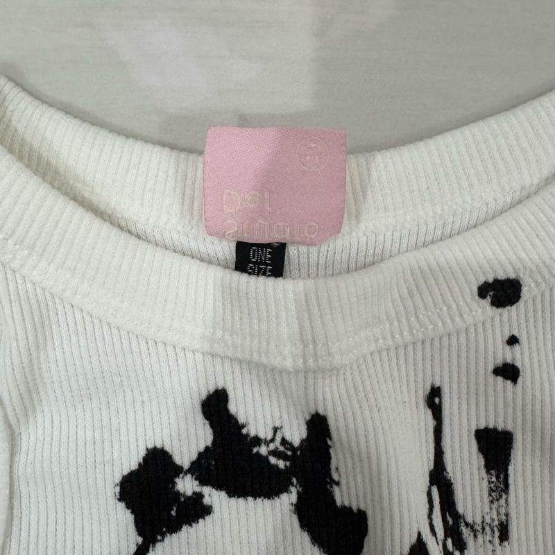 graphic crop top, foto 2