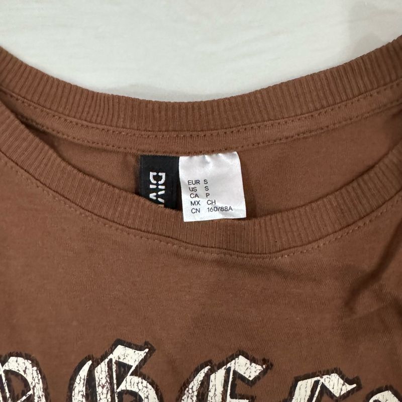 h&m graphic crop top, foto 2