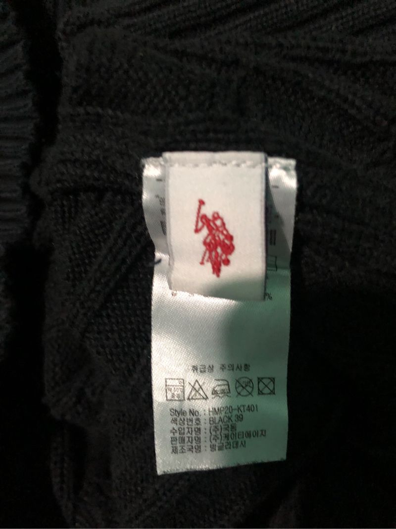 Cable Knit Uspa Hitam not ralph lauren, foto 6