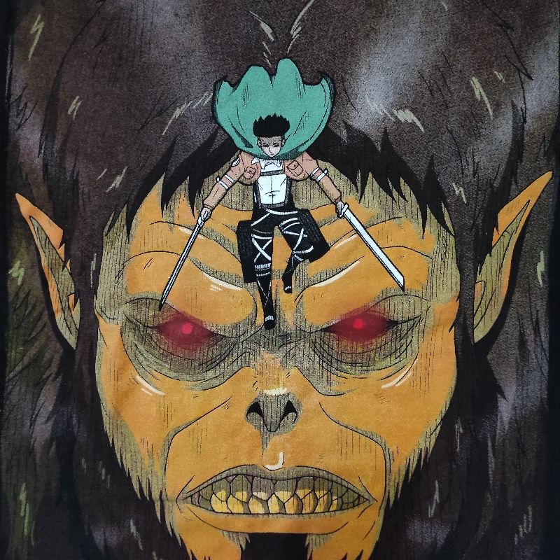 Kaos Anime Bootleg Attack on titan "Levi Ackerman" SKAARS, foto 4