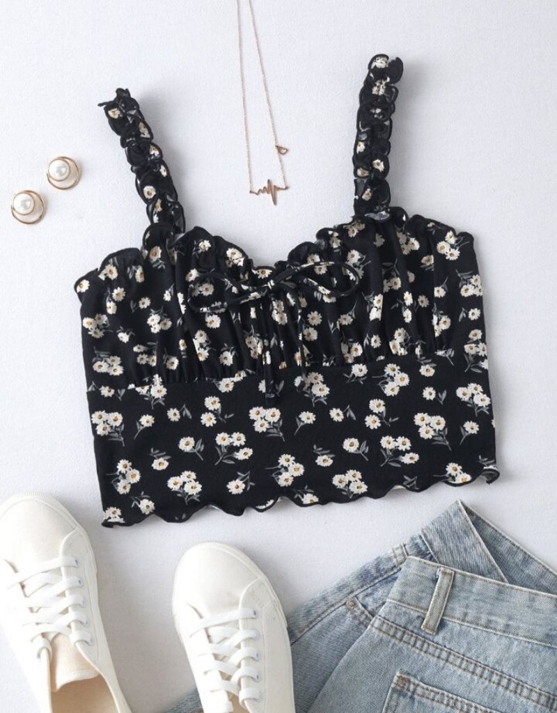 SHEIN Tanktop Flower Daisy, foto 2