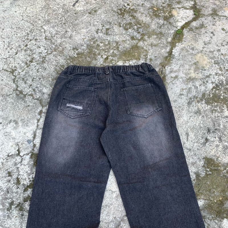 RIPPED BAGGY BLACK WASH, foto 3