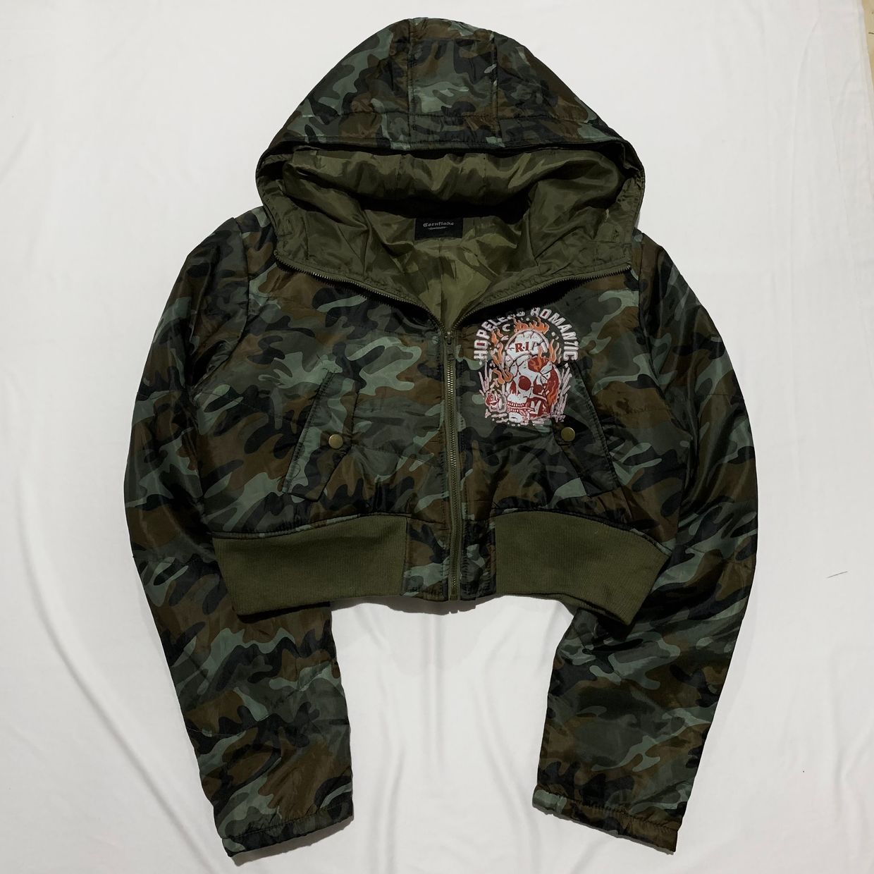 Reworked Puffer jacket Pria green, foto 2