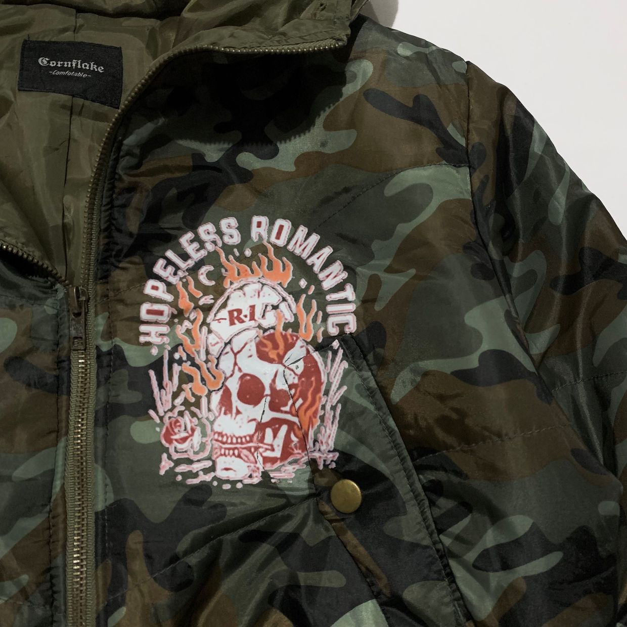 Reworked Puffer jacket Pria green, foto 4