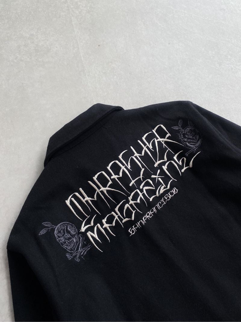 Thrasher Magazine Embroidery Wool Workjacket Black, foto 3