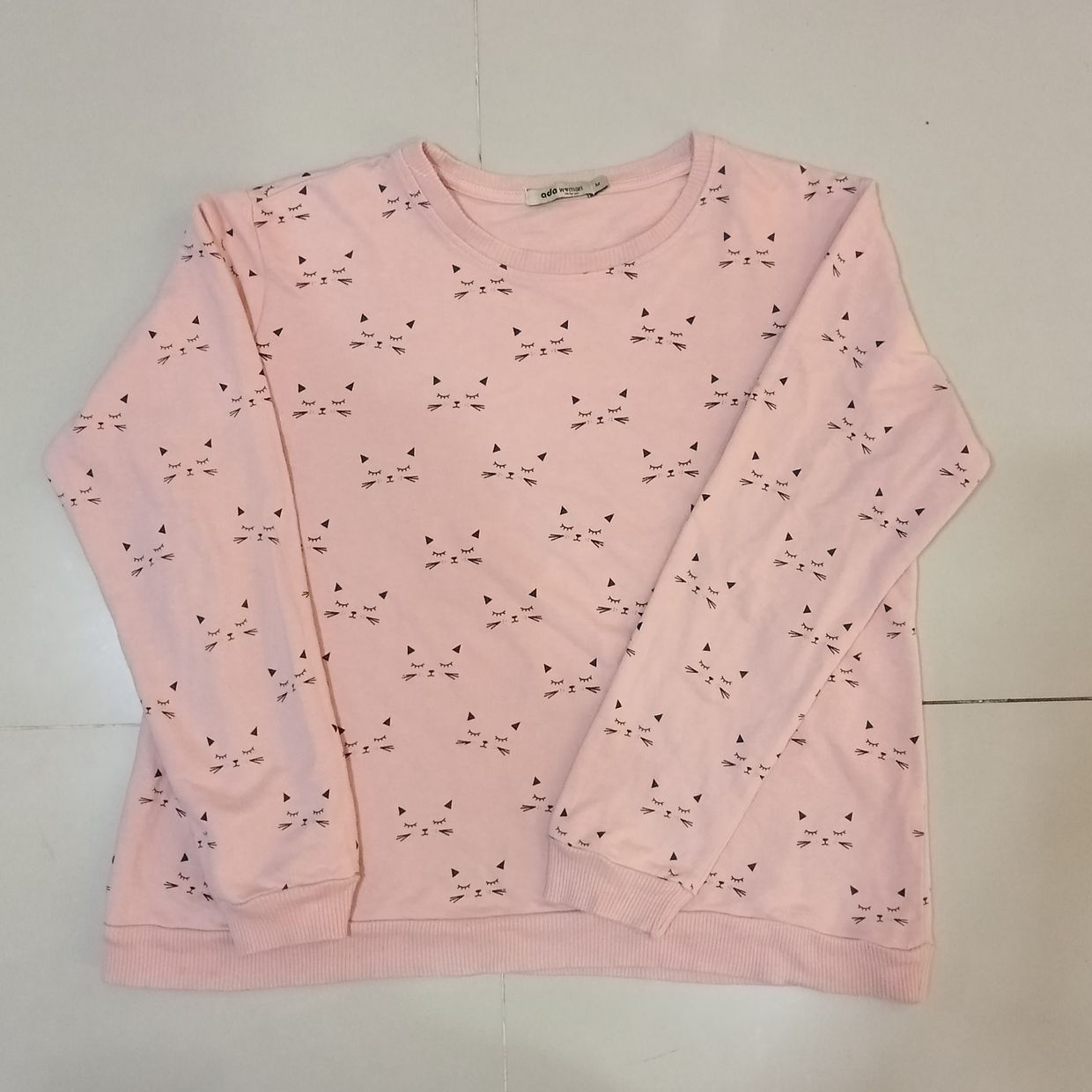 ADA Fashion Minimalist Casual Sweater Wanita pink