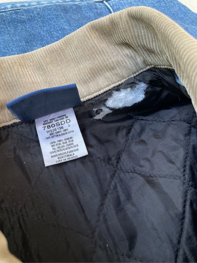 Vintage Dickies Stone Washed Denim Jacket Dark Indigo, foto 7
