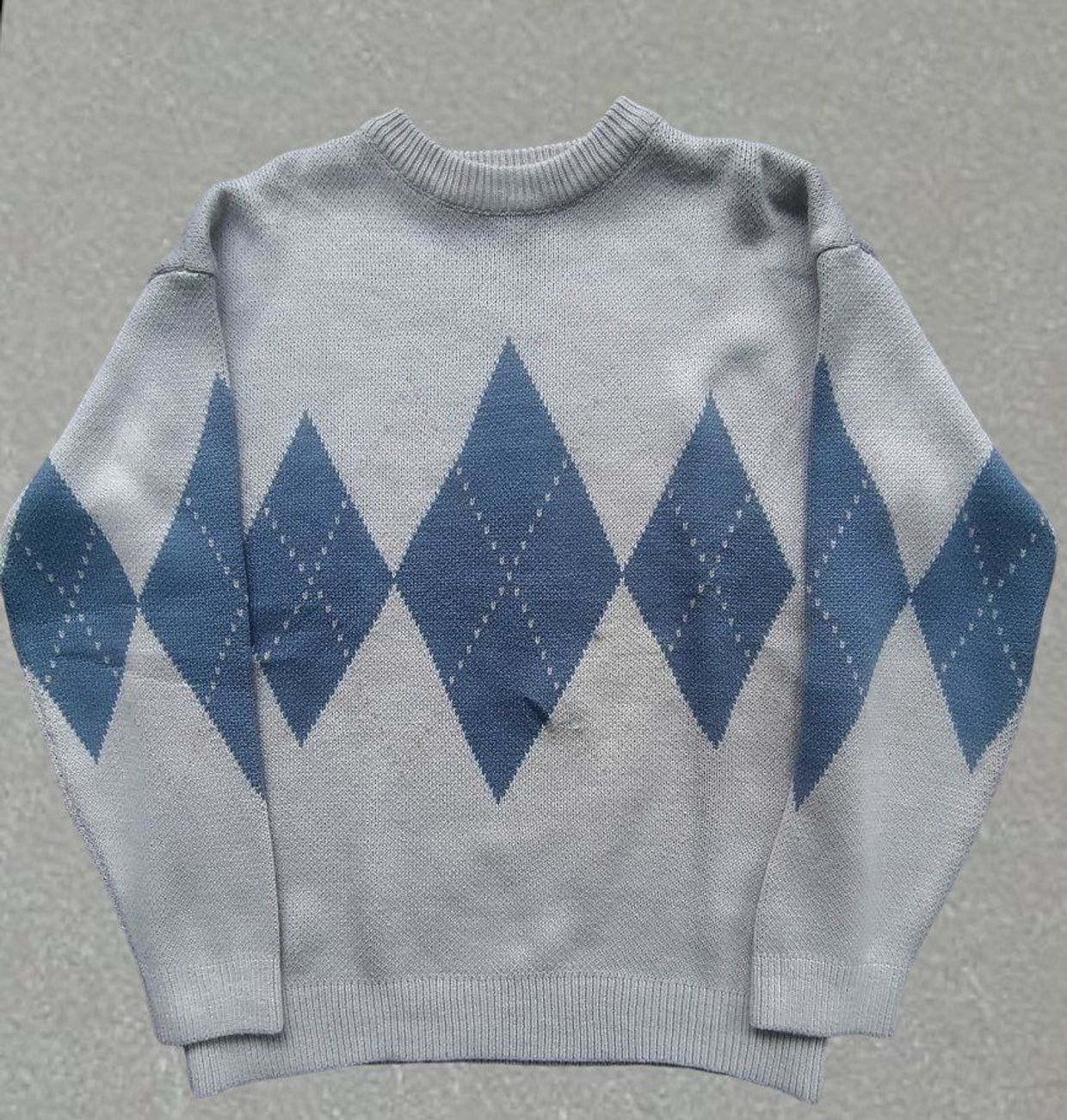 sweater rajut arygle ketupat spao ld
