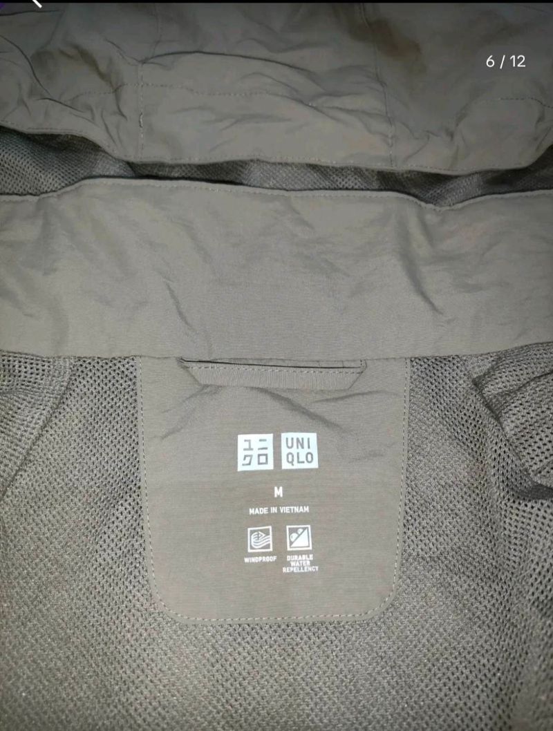 UNIQLO BROWN KERAH TEGAK, foto 3