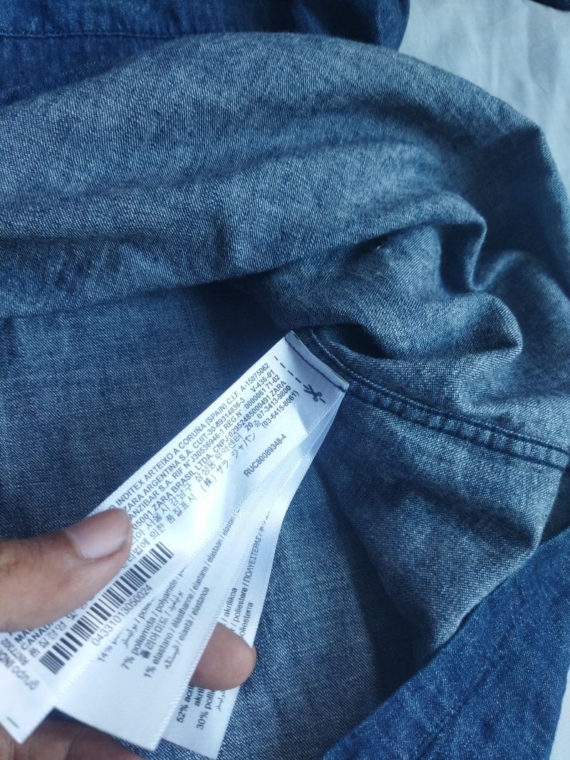 Kemeja pendek zara man, foto 3