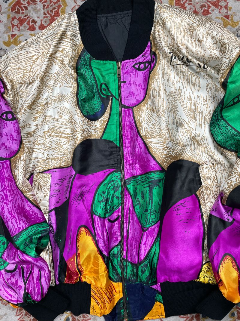 Vintage picasso silk jacket, foto 4