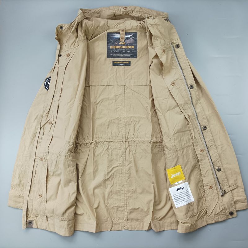Jeep Casual Parka Pria tan, foto 3
