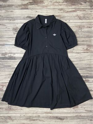 Adidas Y2K Puffy Dress Midi Black Washed