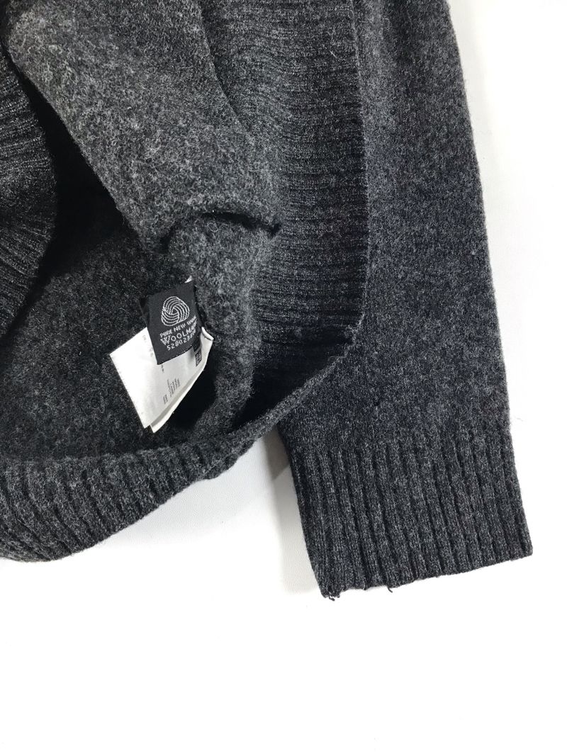 Uniqlo Lambswool Charcoal Cardigan, foto 5