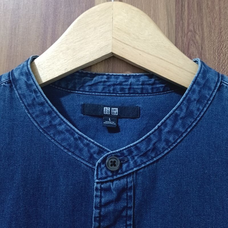 Kemeja Denim Uniqlo, foto 3