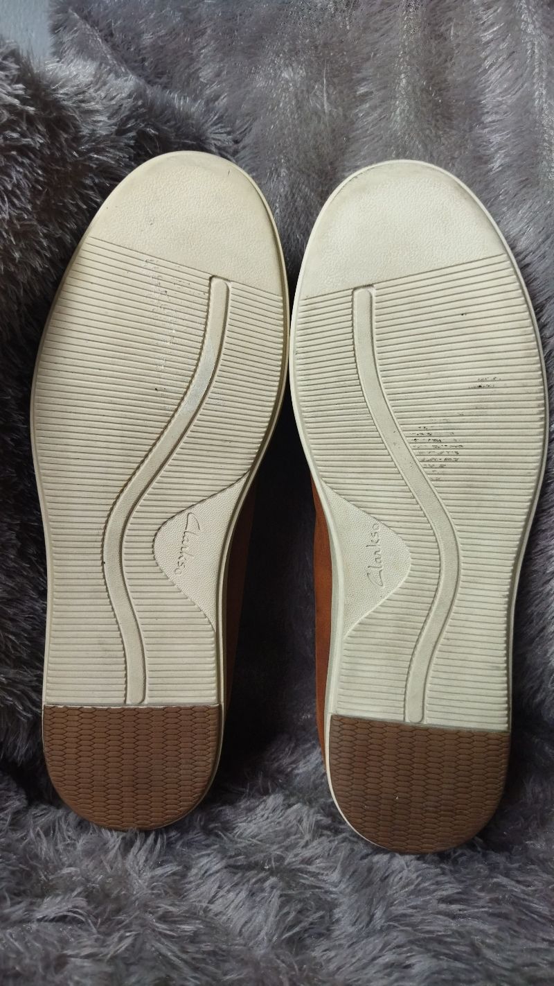 Clarks Casual Loafer Pria brown, foto 8