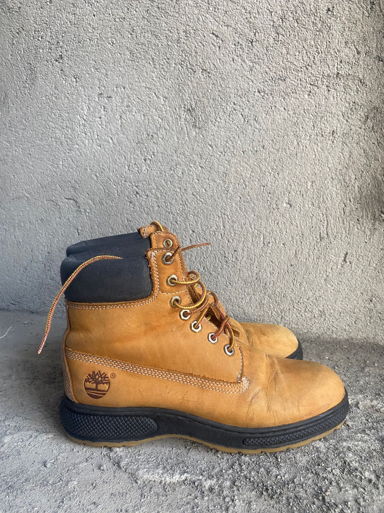 Timberland Streetwear Boots Pria black orange