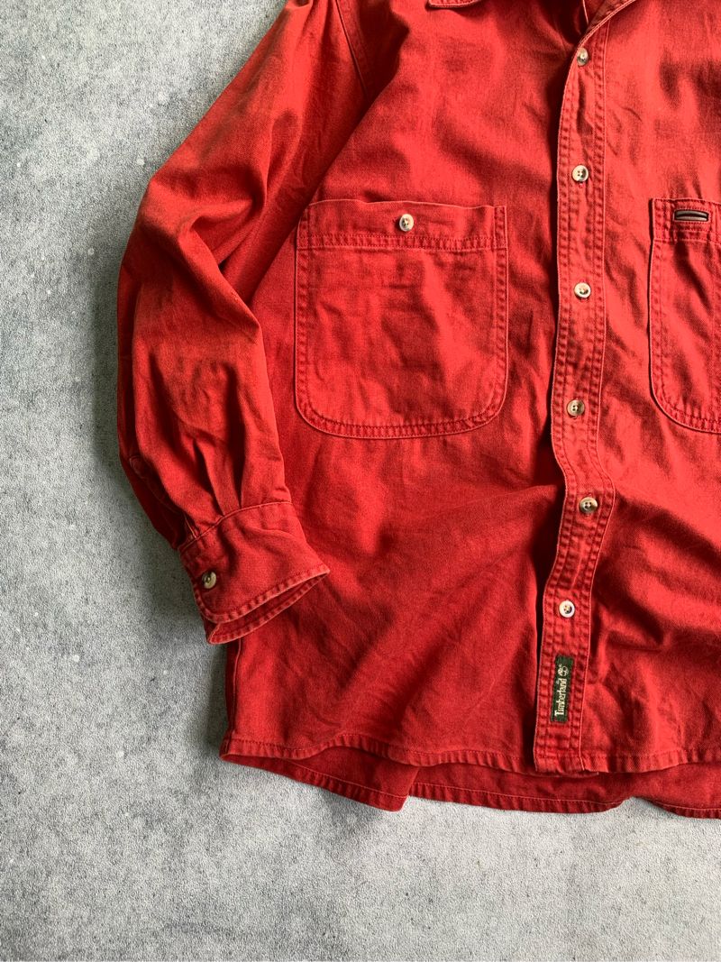 Vintage Timberland Red Shirt, foto 3