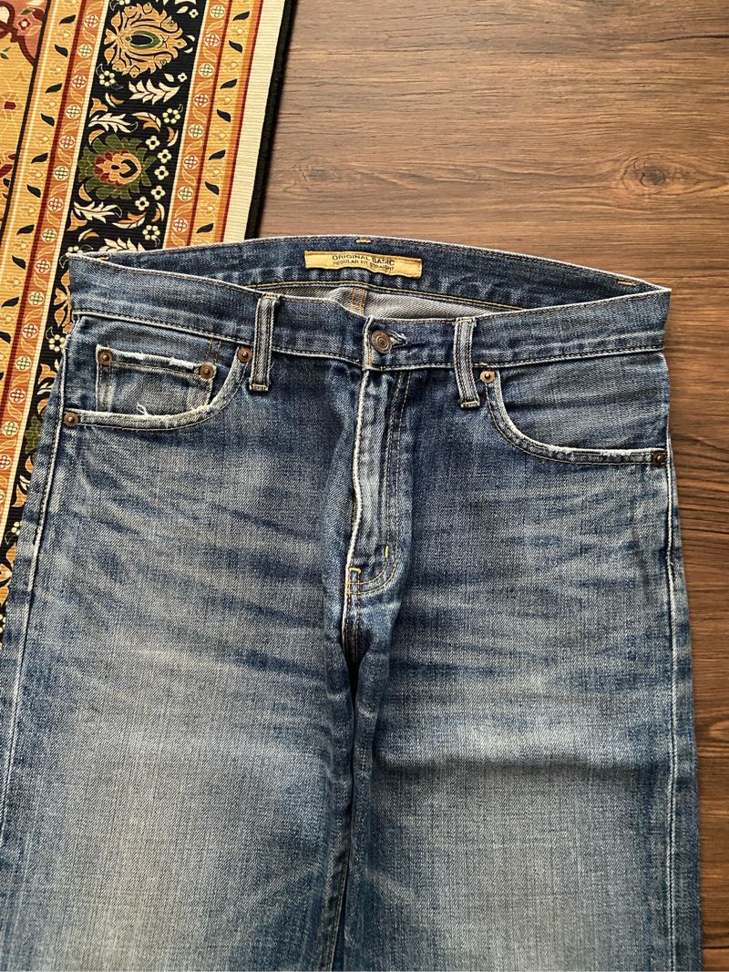 UNIQLO S002 WASHED JEANS, foto 3