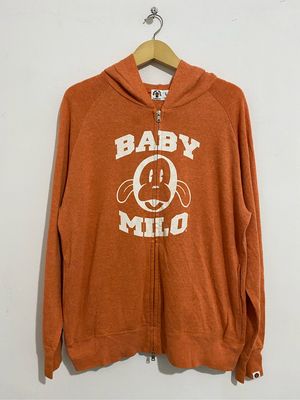 Baby Milo By Bape Hoodie Orange