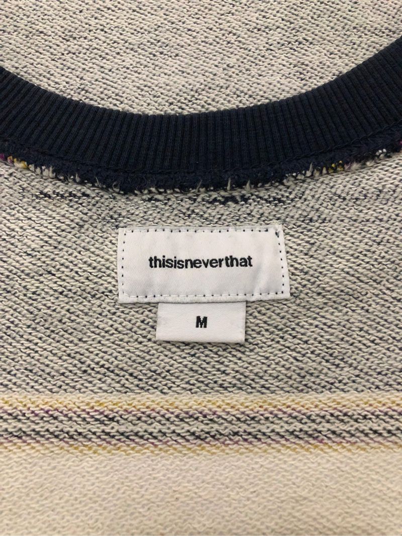 Thisisneverthat Design Striped Sweatshirt, foto 6