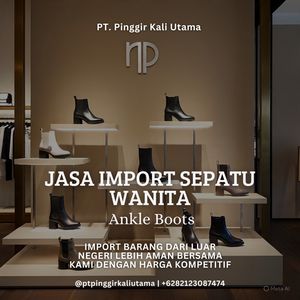 Jasa Import Sepatu Wanita Ankle Boots